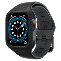 AMP02020 - Apple Watch Series SE / 6 / 5 / 4 (40mm) Case Liquid Air Pro in black showing the front and partial inside